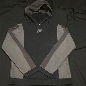 Nike Boy’s Black and Gray Hoodie XL